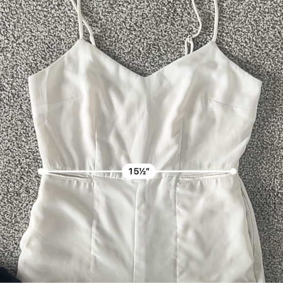 Maeve by Anthropologie Magdalena Jumpsuit – Modern Bridal Chic - White - Sz 12T - Picture 14 of 15